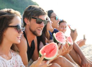 Summer fun on the beach