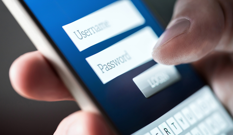 how to prevent identity theft online - person holding phone