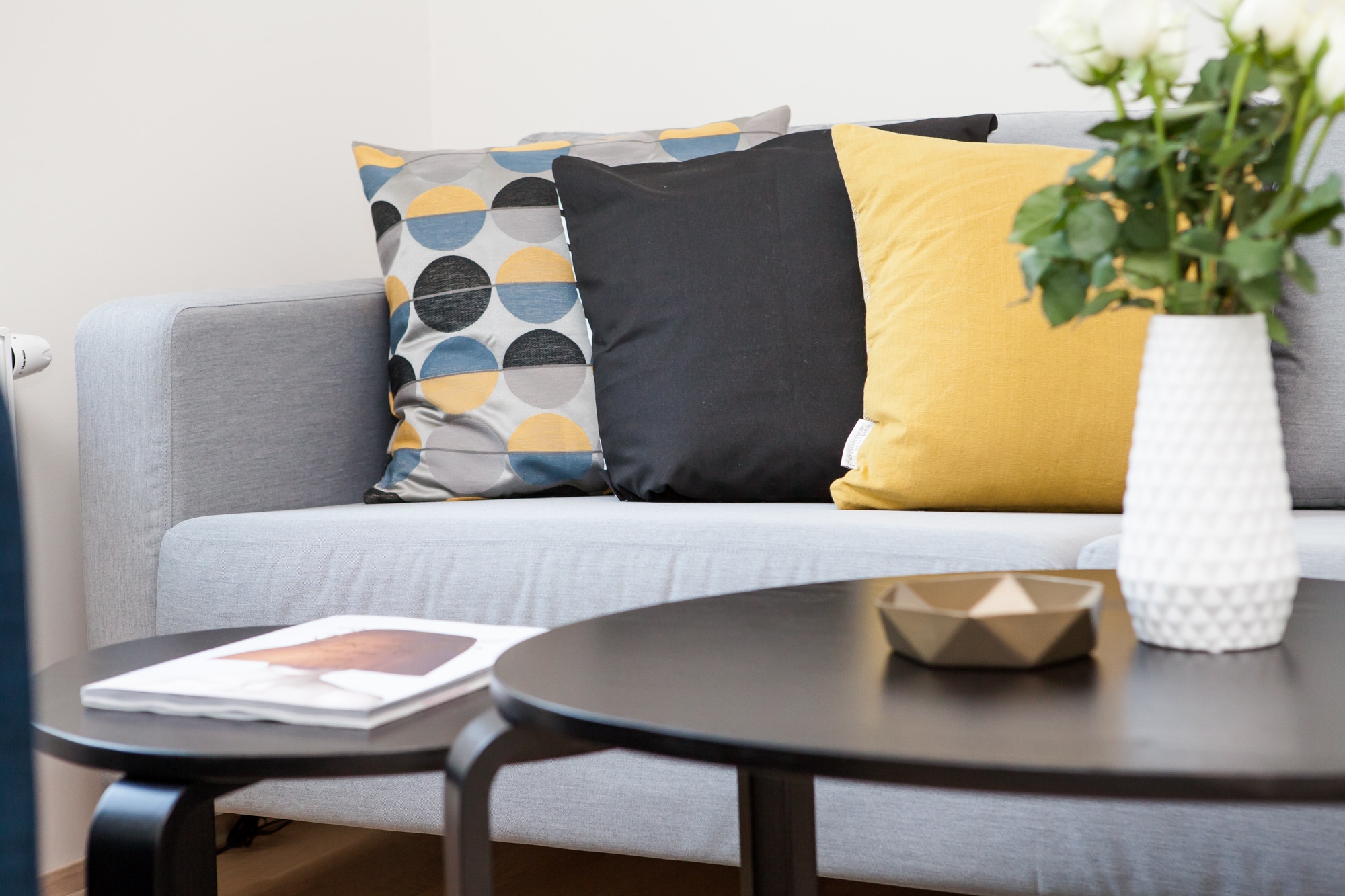 Living Room with Coffee Table and Couch