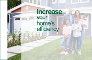 increase home efficiency with HEAT loan smiling family