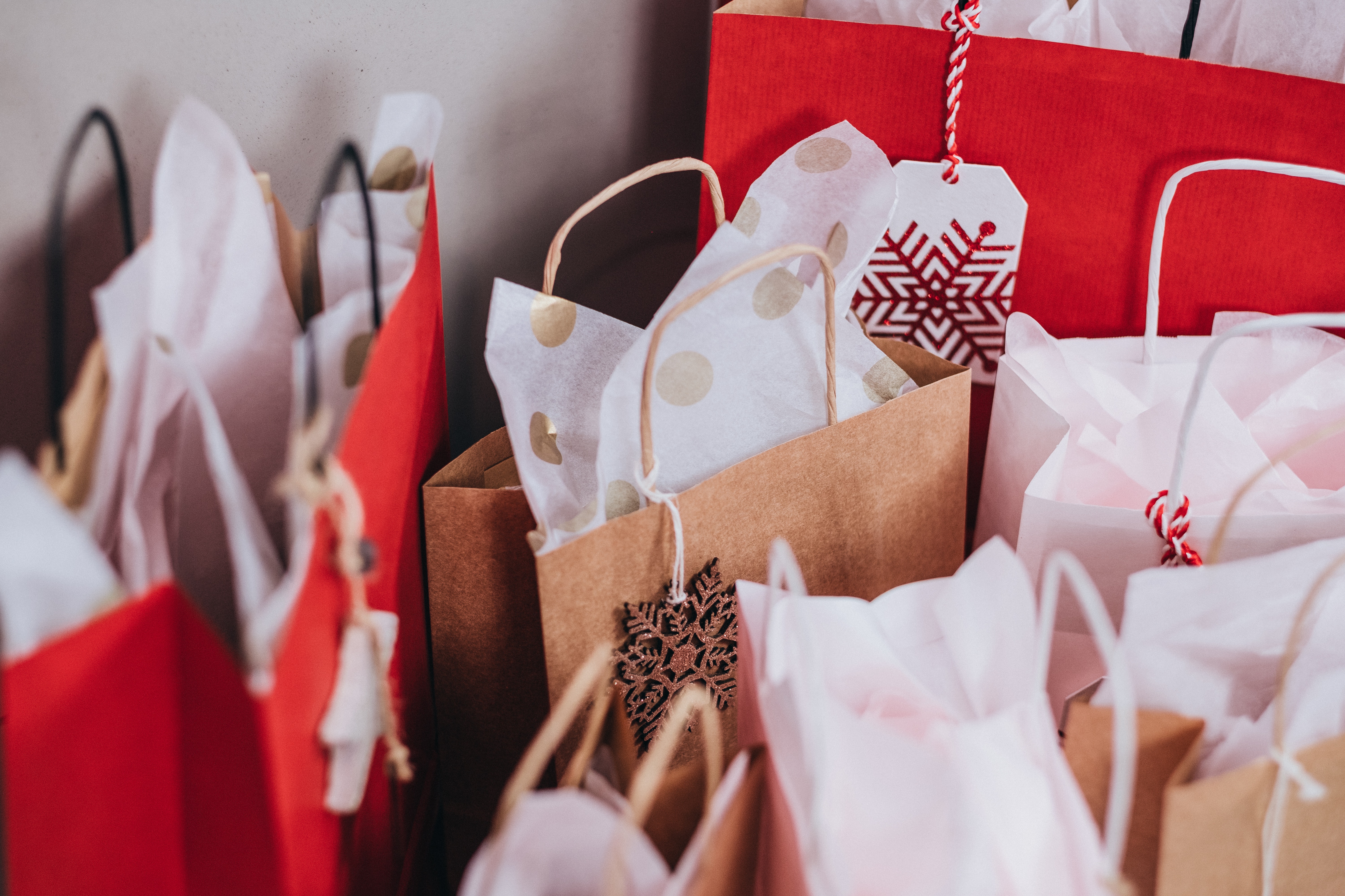 holiday shopping online shopping bags