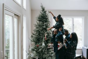 happy family holiday fraud protection
