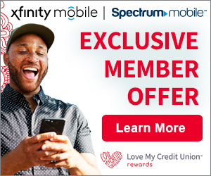 Xfinity Mobile ad linking to the ad page
