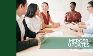 Winchester Merger Updates - people sitting and talking at a table