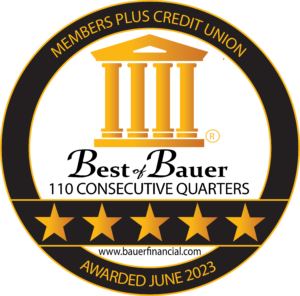 Members Plus Credit Union Bauer Award for June 2023