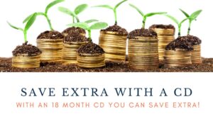 Stacks of coins with soil and sprouts on them