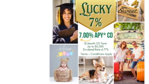 Lucky 7 CD slide 7%APY see terms and conditions for details